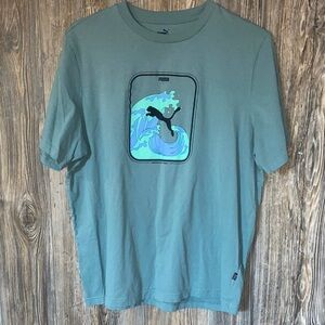 Puma Men's XL Teal T-shirt